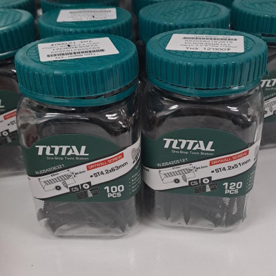 BỘ VÍT BẮT TƯỜNG ST3.5X25MM-ST4.2X63MM TOTAL - HÀNG CHÍNH HÃNG