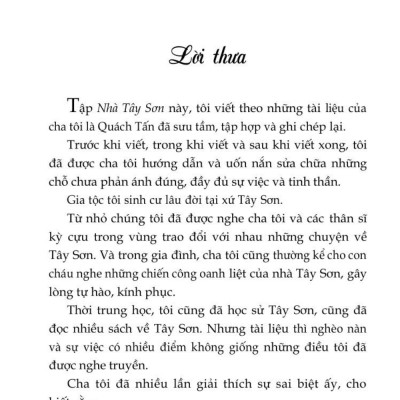 Nhà Tây Sơn (bản in 2024)