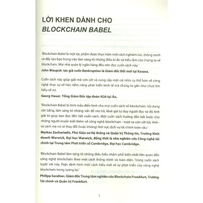 Sách - Blockchain Babel - Cơn Sốt Tiền Điện Tử Và Thách Thức Đối Với Kinh Doanh - NXB Xây Dựng