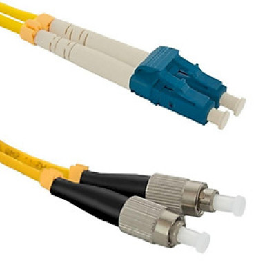 Cáp nhảy quang Single mode Duplex Fiber Ugreen 80248 dài 10M LC-ST Màu vàng NW222 Hàng chính hãng