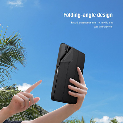 Bao da cho iPad Mini 7 Nillkin Bevel Leather Case (Có khe cắm bút Apple Pencil) - Hàng Nhập Khẩu