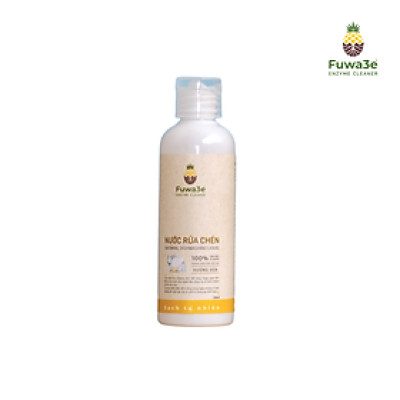 Nước rửa chén ăn dặm enzyme sinh học từ vỏ dứa Fuwa3e 500ml/ 100ml- sạch nhanh, an toàn cho da