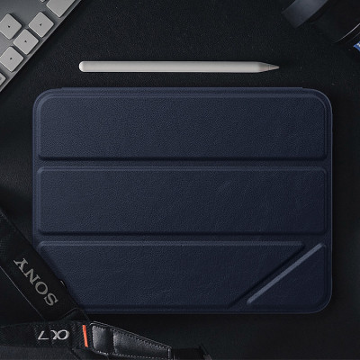 Bao da cho iPad Mini 7 Nillkin Bevel Leather Case (Có khe cắm bút Apple Pencil) - Hàng Nhập Khẩu