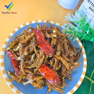 Cá Cơm Rim Tỏi Ớt VietTin Mart 250g