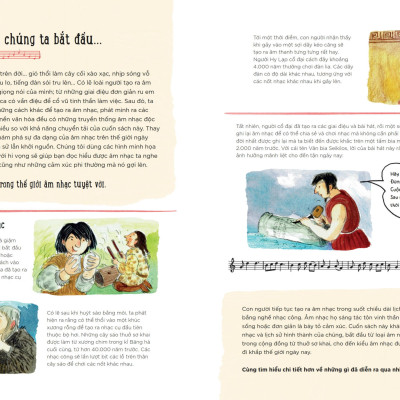Sách - Câu Chuyện Âm Nhạc - Lịch Sử Âm Nhạc Dành Cho Trẻ Em - Bìa Cứng
