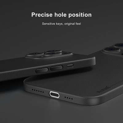 Ốp lưng nhám siêu mỏng 0.3mm cho iPhone 16 ProMax / 16 Pro /16 Plus / ip16 hiệu Memumi Slim - mặt lưng chống trượt, chống bám bẩn - Hàng nhập khẩu
