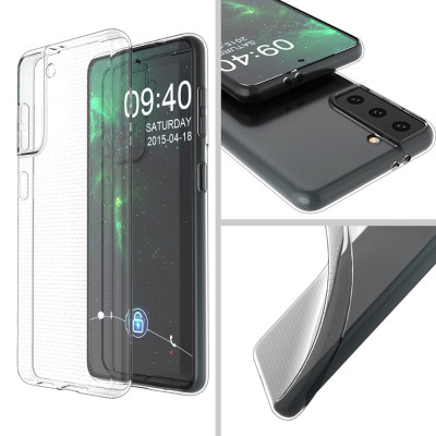 Ốp lưng chống sốc trong suốt siêu mỏng cho Samsung Galaxy S21 hiệu Likgus Crashproof giúp chống chịu mọi va đập - hàng nhập khẩu
