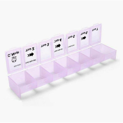 Combo 3 hộp chia thuốc 7 ngày cao cấp tiện dụng (cỡ lớn)