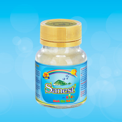 [Combo 15 lọ] Nước Yến sào Khánh Hòa Sanest Kids đóng lọ 62ml - S161