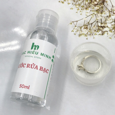 Nước  Nước Làm Sáng Bạc Tặng Kèm Khăn Lau Chuyên Dụng BẠC HIỂU MINH RB001