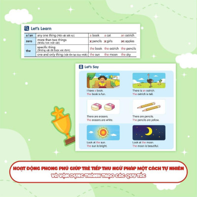 Sách - Aha Grammar – Ngữ Pháp Và Bài Tập Bổ Trợ Toàn Diện Ngữ Pháp Tiếng Anh Lớp 5 - Combo 2 Cuốn - Megabook