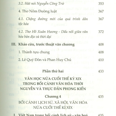 Văn Học Việt Nam Thế Kỷ XVIII - XIX Trong Bối Cảnh Văn Hoá Thời Lê Mạt - Nguyễn - Viện Hàn lâm Khoa học Xã hội Việt Nam - Viện Văn học; Vũ Thanh chủ biên