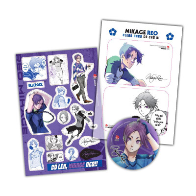 Sách - BlueLock - Tập 27 - Bản Đặc Biệt - Tặng Kèm Bộ 3 Quà Tặng Có Chữ Kí Của Nagi Và Reo (Clear Card + Bảng Sticker + Huy Hiệu)