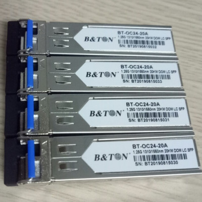 Modul quang 1.25G BTON BT-OC24-20A ( 1 sợi đầu A 1310/1550nm 20KM- Hãng: BTON) Hàng Nhập Khẩu