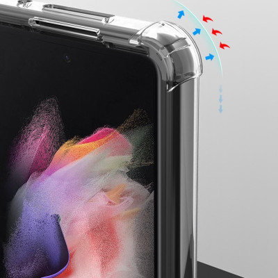 Ốp lưng Trong Suốt dành cho Samsung Galaxy Z Flip 4 Chống Sốc, Chống Ố Vàng - Hàng chính hãng