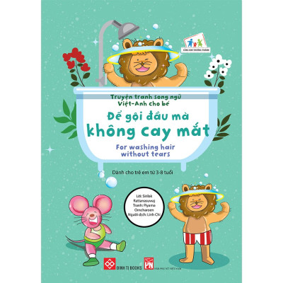 Bộ 12 Truyện tranh song ngữ Việt Anh rèn thói quen tốt cho bé - Đinh Tị - thích hợp bé 3-12 tuổi