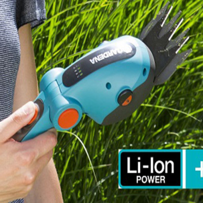 Máy cắt cỏ cầm tay kèm cán nối dài Gardena 09858-20