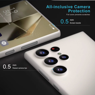  Ốp Lưng Nhám Siêu Mỏng 0.3mm Cho Samsung Galaxy S25 Ultra Hiệu Memumi SLIM Có Màng Bảo Vệ Camera - Hàng Nhập Khẩu