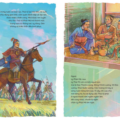 Lịch Sử Việt Nam Bằng Tranh - Lý Thái Tông Xây Đắp Nhà Lý - Bản Màu - Bìa Cứng