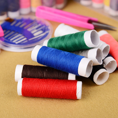 Hộp Kim Chỉ May Vá Quần Áo Xách Tay Mini Đa Năng Món Tiện Lợi Kèm Hộp Cao Cấp