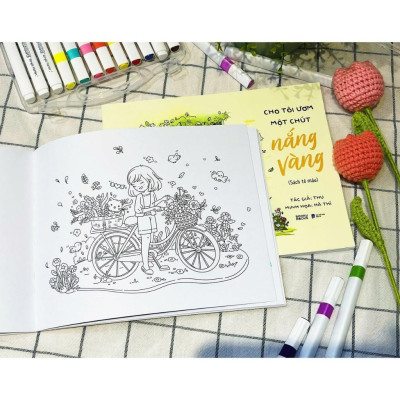 Sách Tô Màu - Cho Tôi Ươm Một Chút Nắng Vàng - AZ Việt Nam