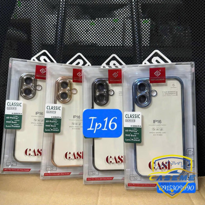 Ốp lưng cho iPhone 16 Pro Max, iPhone 16 Pro, iPhone 16 Plus, iPhone 16 hiệu KST design trong viền màu, bảo vệ camera, chống sốc cao cấp - Hàng chính hãng