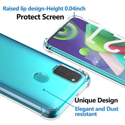 Ốp lưng silicon dẻo trong chống sốc dành cho Samsung M21