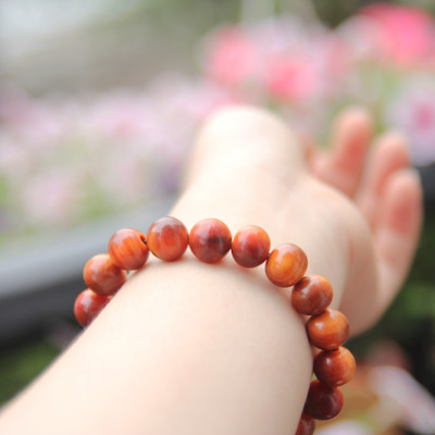 Vòng gỗ Huyết Long thấu quang (Đủ size) BH652 - Trừ tà, Giảm tai ương, Mang lại may mắn