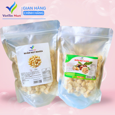 Nhân Hạt Macca Vỡ Đôi Zip Hút Chân Không VietTin Mart