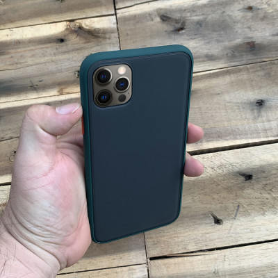 Ốp lưng chống sốc nút màu dành cho iPhone 12 / 12 Pro / 12 Pro Max / 12 Mini - Hàng chính hãng