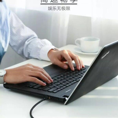 Ugreen UG50352NW117TK 2M màu Đen Cáp mạng LAN CAT6 bọc lưới cao cấp - HÀNG CHÍNH HÃNG