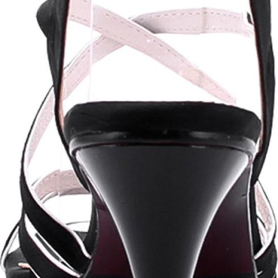 Giày Sandal Nữ Cao Gót Huy Hoàng HT7057 - Đen