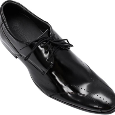 Giày Tây Nam Huy Hoàng HT7102 - Đen