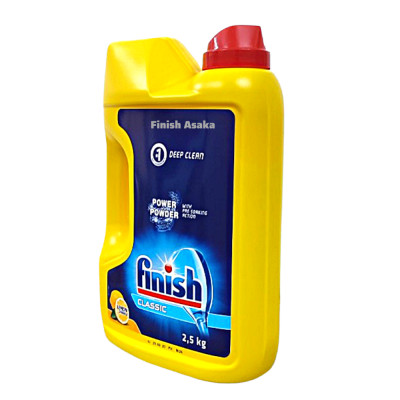 Combo rửa bát Finish: Muối hộp 4kg, Bột Classic can 2,5kg, Nước Làm bóng 750ml - Chính Hãng.