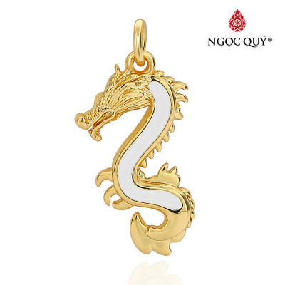 Charm treo hợp kim hình con rồng - Ngọc Quý Gemstones