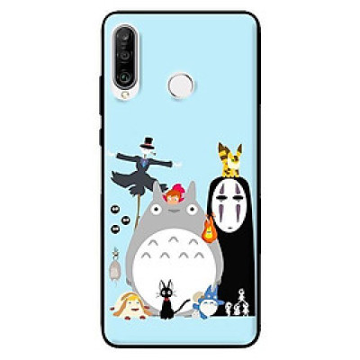 Ốp lưng in cho Huawei P30 Lite Ghibli Nền Xanh - Hàng chính hãng