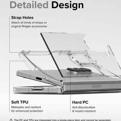 Ốp lưng trong suốt cho Samsung Galaxy Z Fold 7/ Z Fold 6 RINGKE Fusion, thương hiệu Hàn Quốc_ Hàng chính hãng