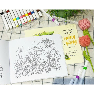 Sách Tô Màu - Cho Tôi Ươm Một Chút Nắng Vàng - AZ Việt Nam