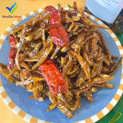 Cá Cơm Rim Tỏi Ớt VietTin Mart 250g