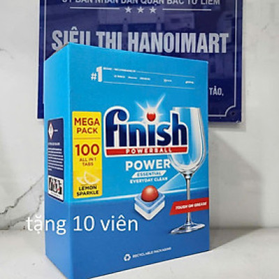 Viên rửa bát Finish megapack 110 viên nhập khẩu Châu âu