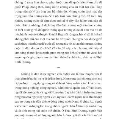 Lao Động Di Cư Trong Lịch Sử Việt Nam Thời Pháp Thuộc