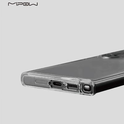 Ốp lưng trong suốt Mipow Tempered Transparent Samsung Galaxy S25 Ultra, Nguyên Liệu Bayer Germany chống ố vàng, chống sốc_ Hàng Chính Hãng