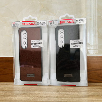 Ốp lưng dành cho Galaxy Z Fold 4 Sulada giả da- Hàng chính hãng