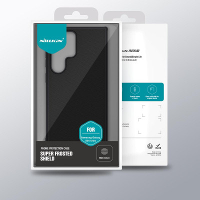 Ốp Lưng Nillkin Super Frosted Shield Pro Cho Samsung Galaxy S24 Ultra, S24 Plus, S24, S24 FE ốp chống sốc chống vân tay cực tốt – Hàng Chính Hãng