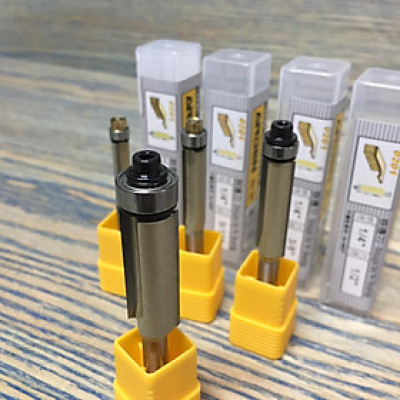 Mũi phay, mũi soi, mũi cắt cạnh thẳng ổ bi 1/4"x1/2" (D=12.70mm) Arden