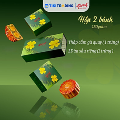 Hộp 2 Bánh Trung Thu Givral Song An 9 (150gr)