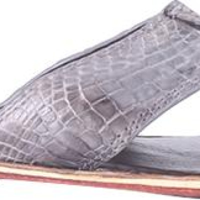 Dép Nam Da Cá Sấu Huy Hoàng HT7224 - Xám