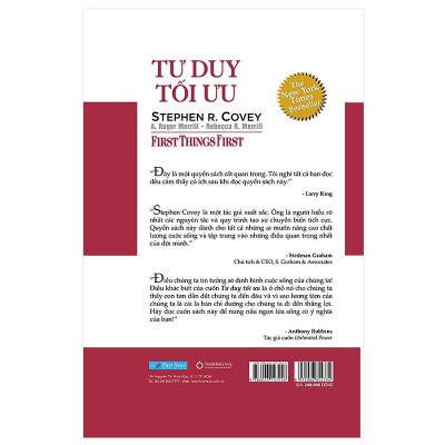 Sách - Tư Duy Tối Ưu - Bìa Cứng