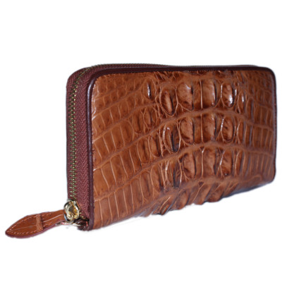  Ví nữ da cá sấu nhiều loại màu nâu đỏ HJ93203-10-14-38-85-3728-33
