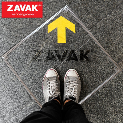 Nắp bể ngầm Zavak Inox 304. MHD 700x700